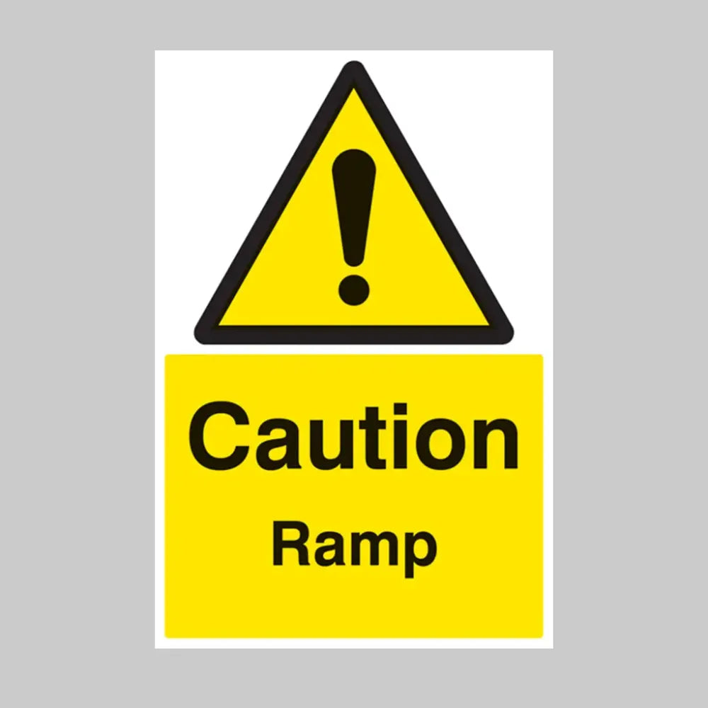 Caution ramp