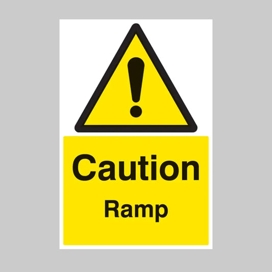 Caution ramp