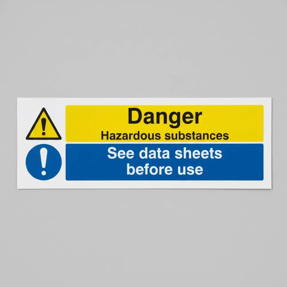 Danger hazardous substances see data sheets before use