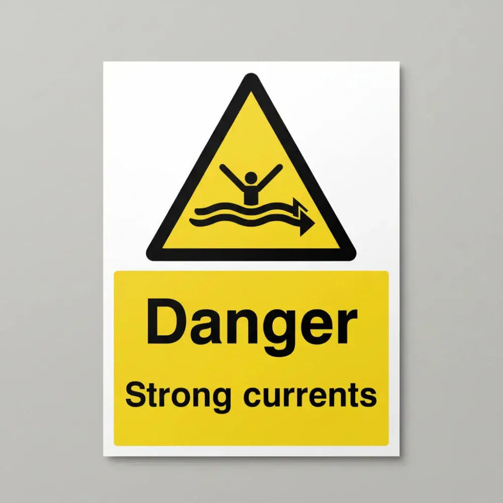 Danger strong currents