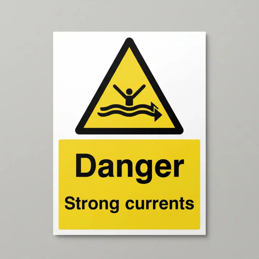 Danger strong currents
