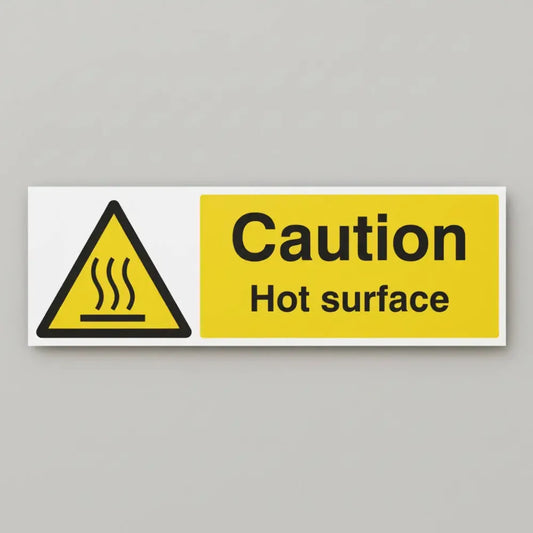 Caution hot surface