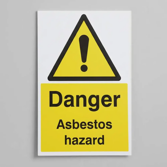 Danger asbestos hazard