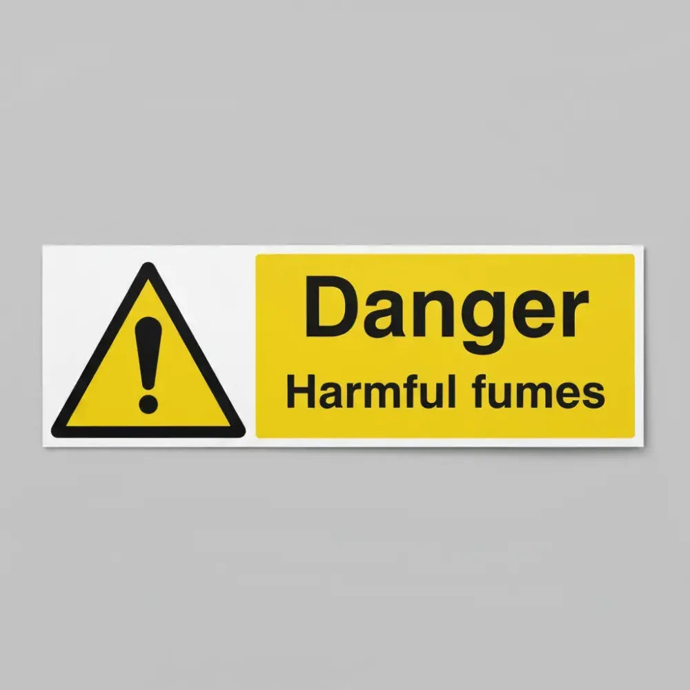 Danger harmful fumes