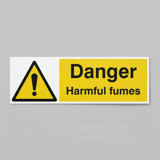 Danger harmful fumes