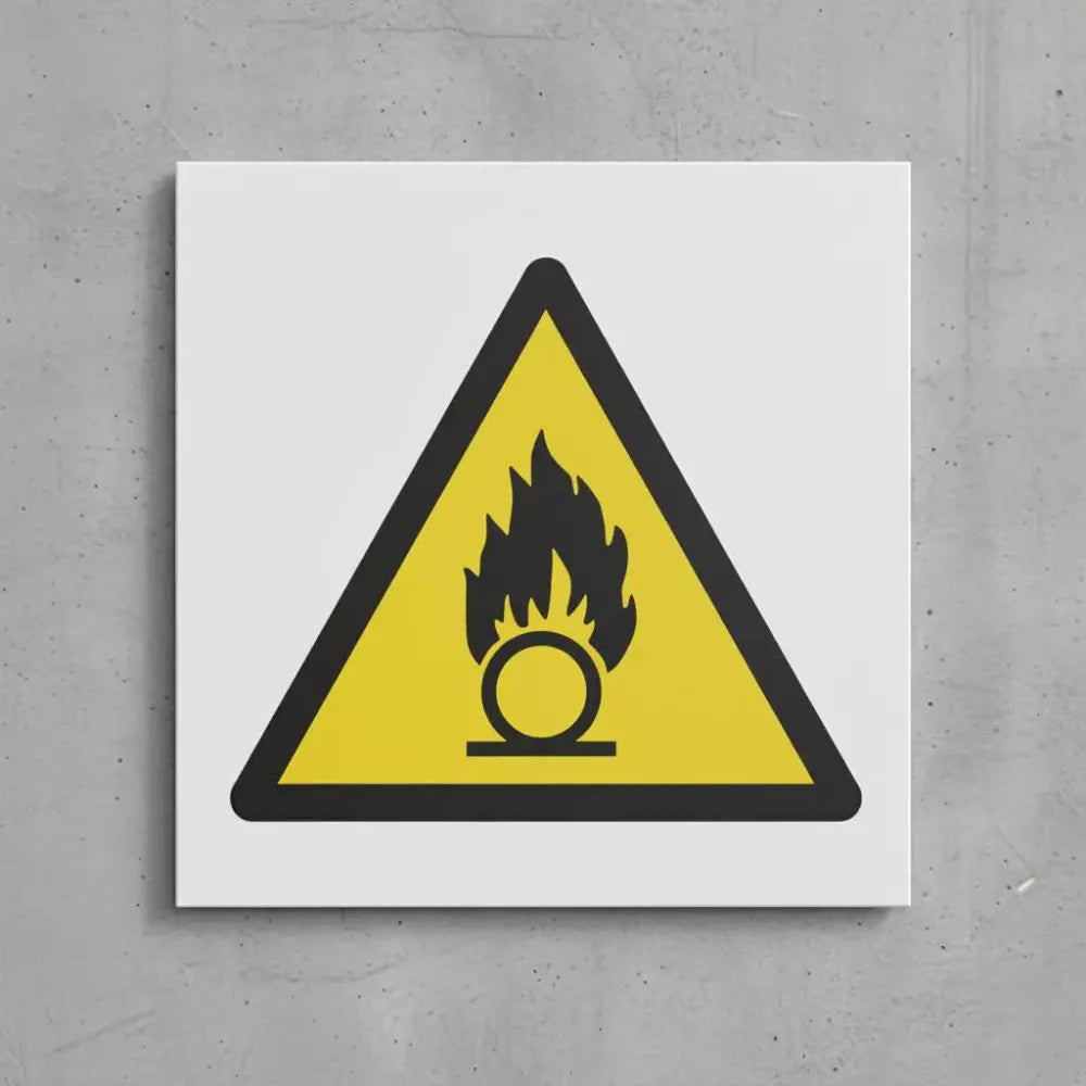 Oxidising agent symbol