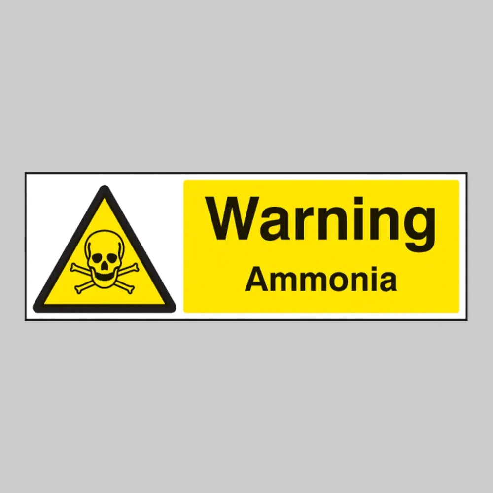 Warning ammonia