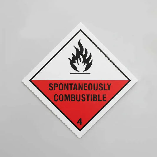 Spontaneously combustible