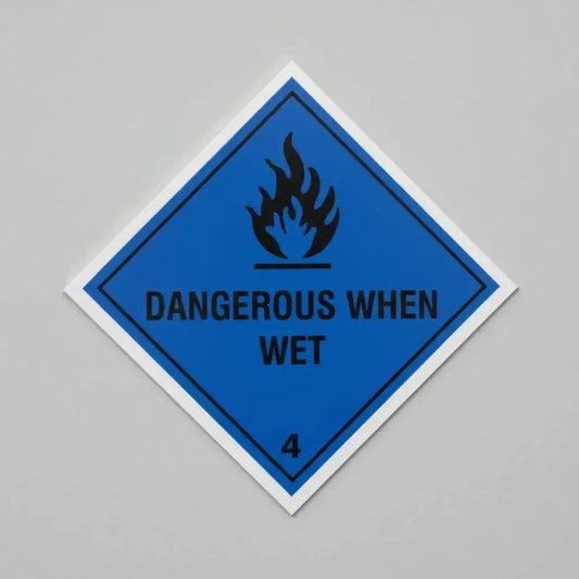 Dangerous when wet