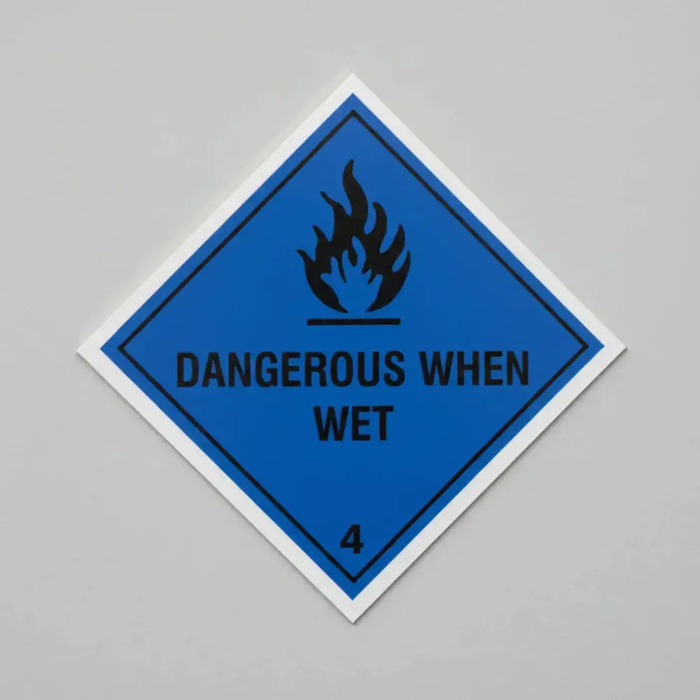 Dangerous when wet