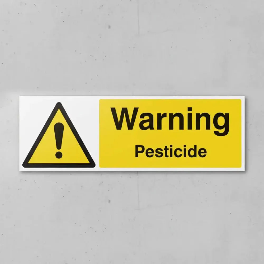 Warning pesticide