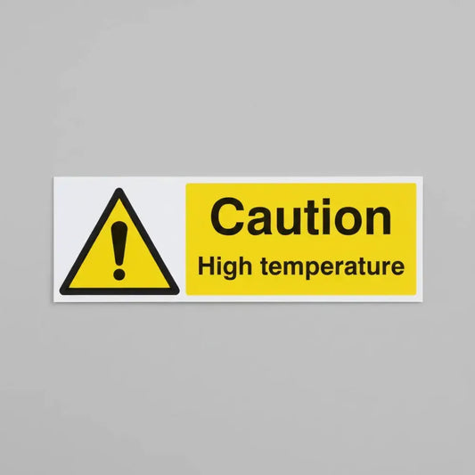 Caution high temperature
