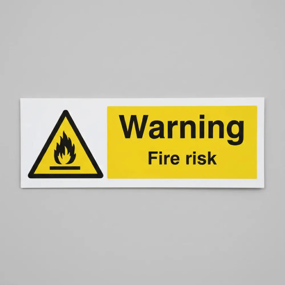 Warning fire risk
