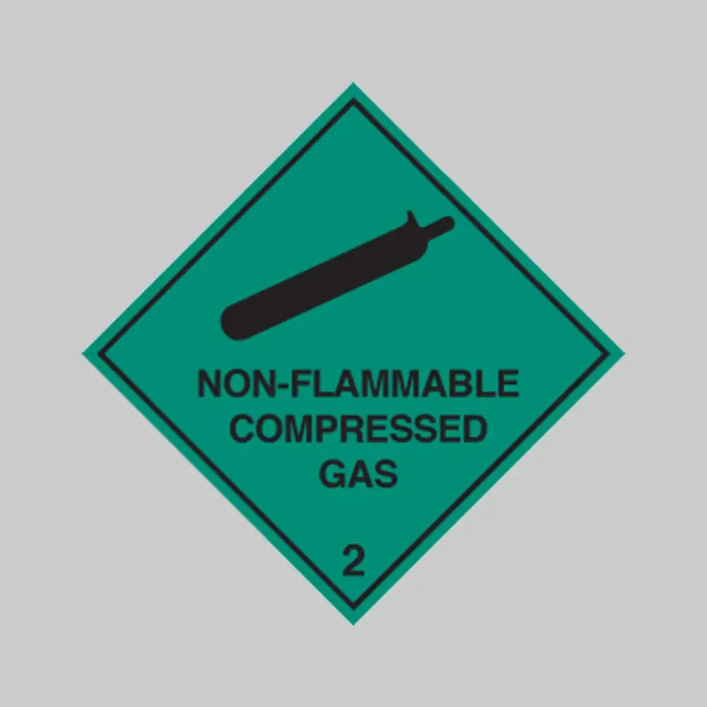 Non-flammable compressed gas 2