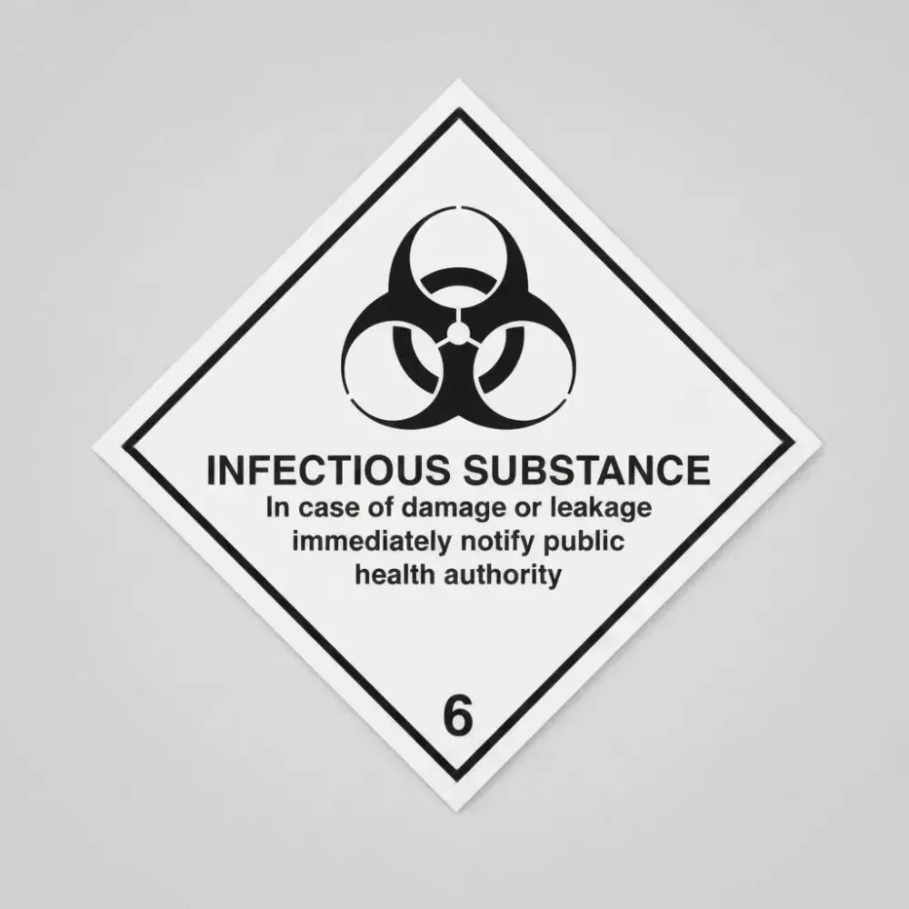 Infectious substance diamond