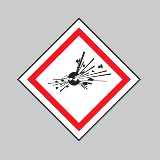 Explosive GHS label