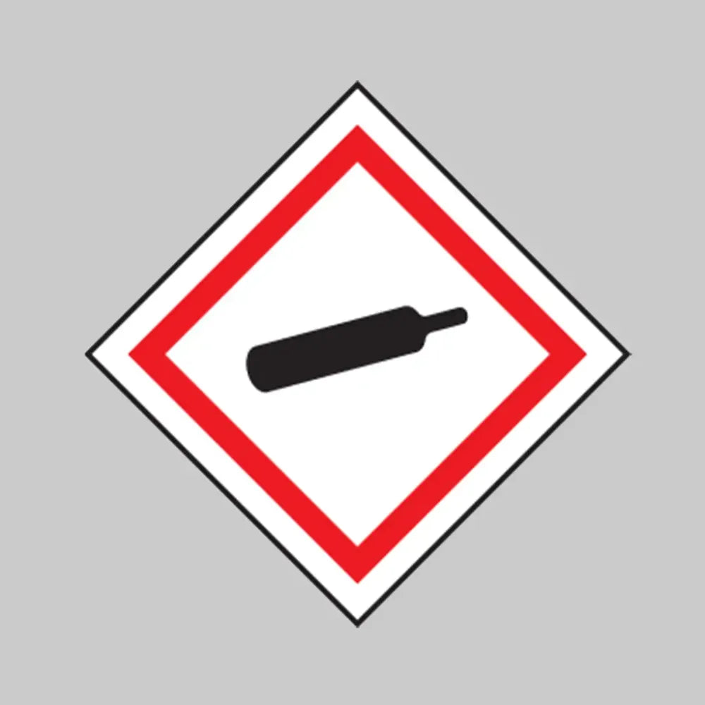 Compressed Gas GHS label