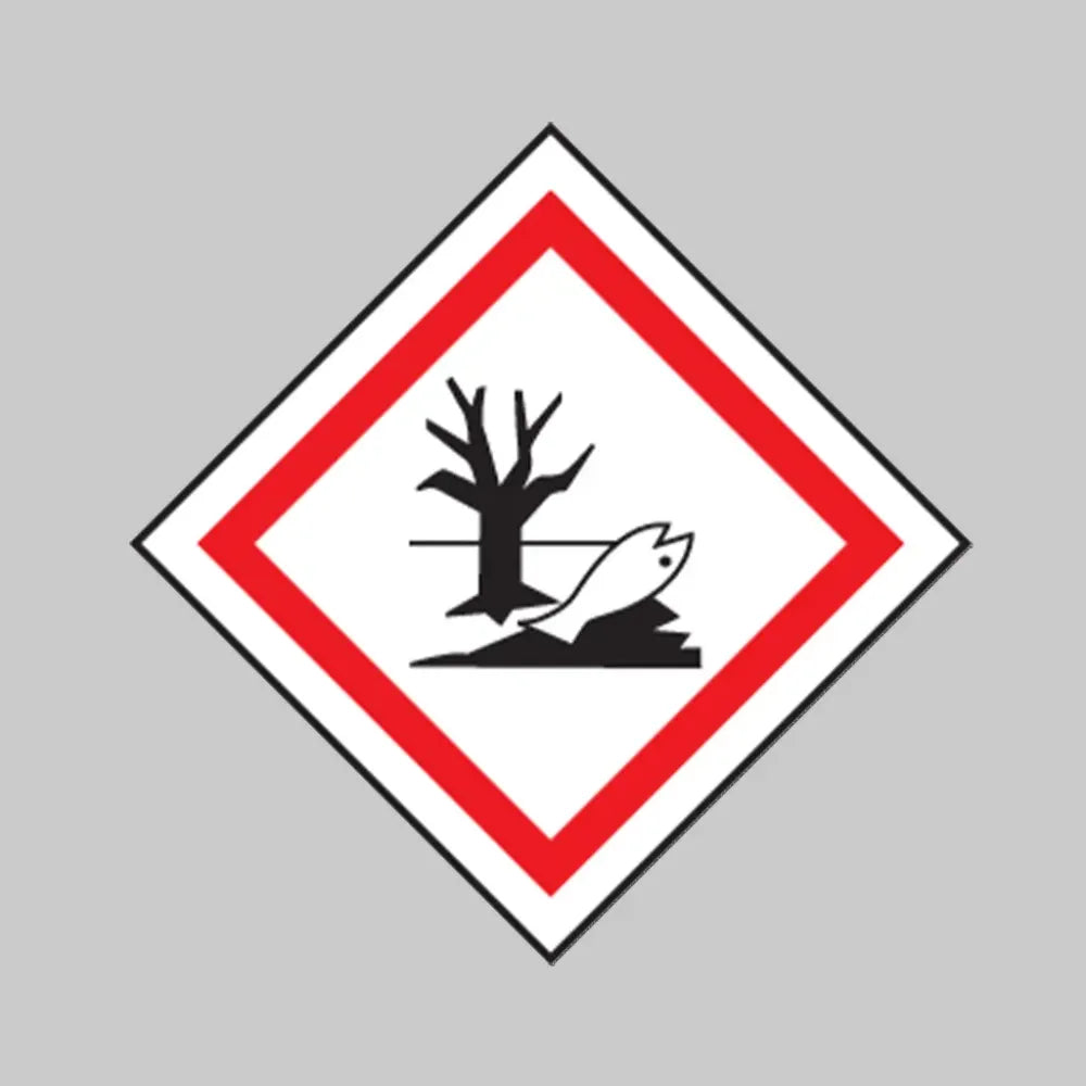 Environmentally hazardous GHS label