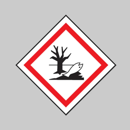 Environmentally hazardous GHS label