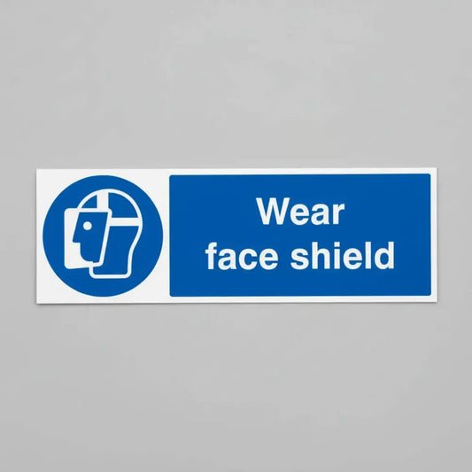 Wear face shield