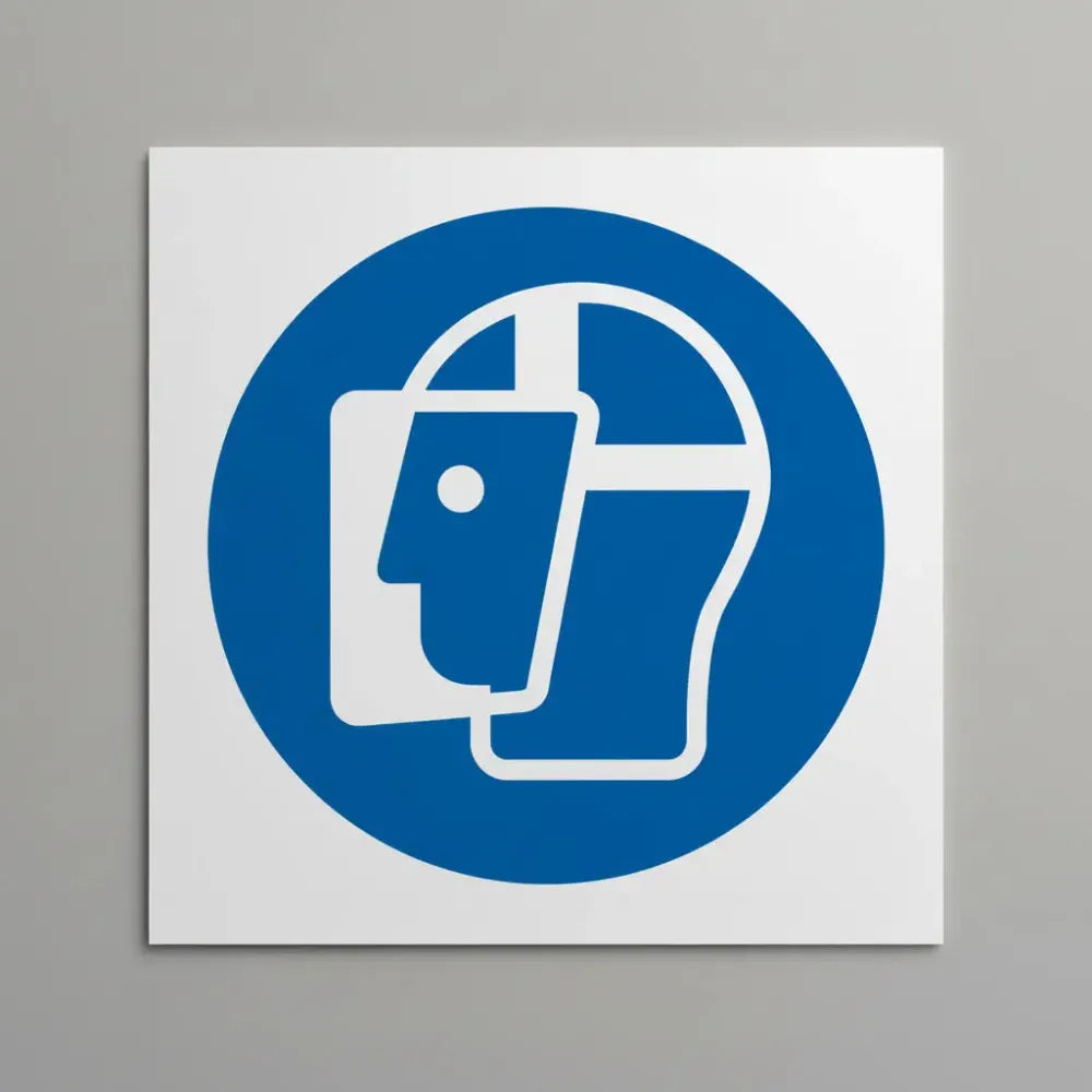 Face shield symbol