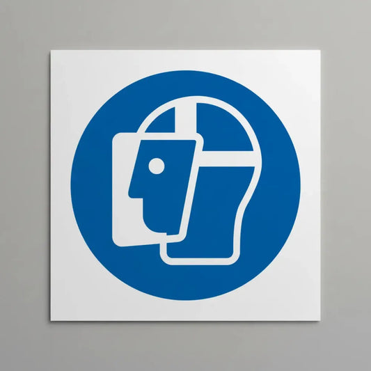 Face shield symbol