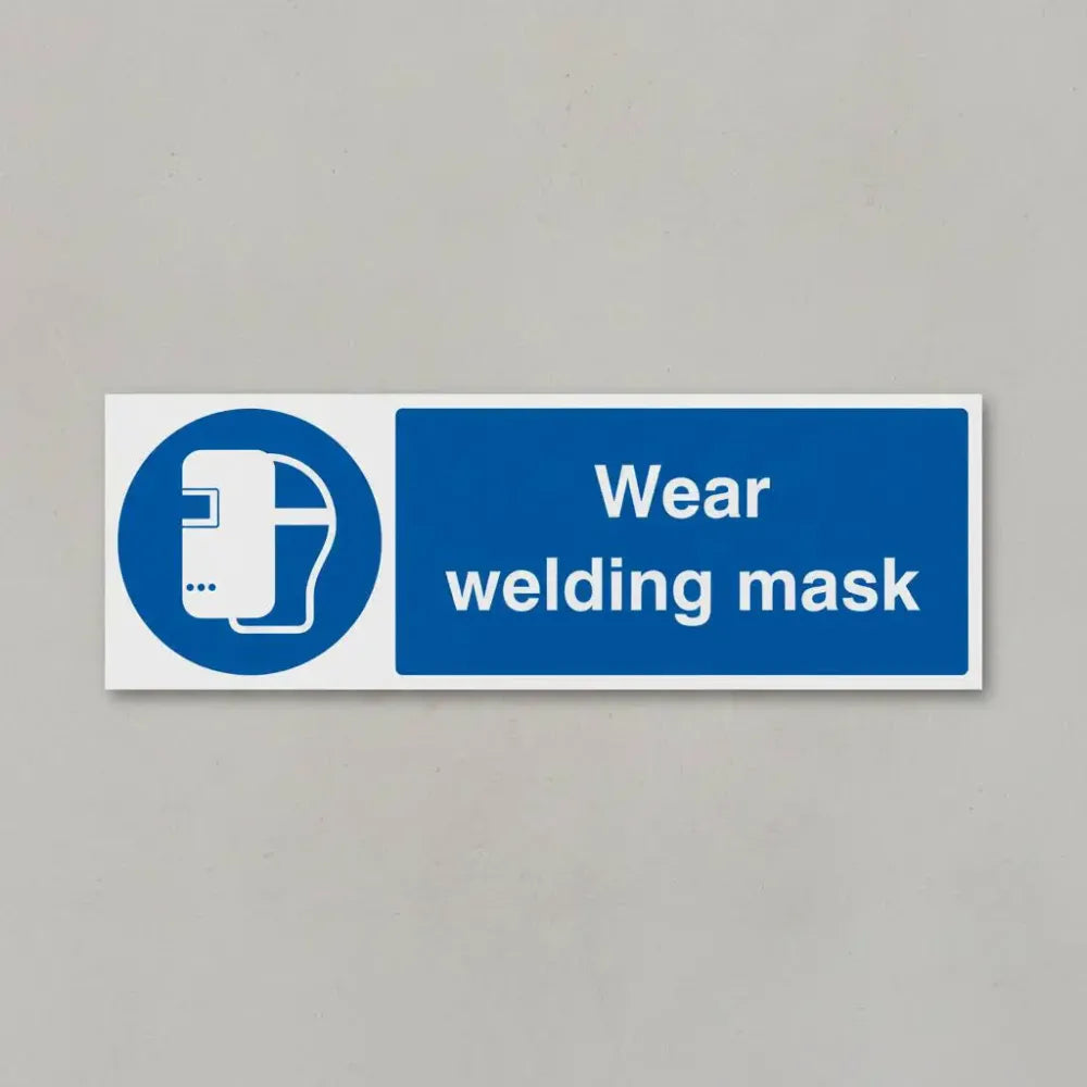 Wear welding mask