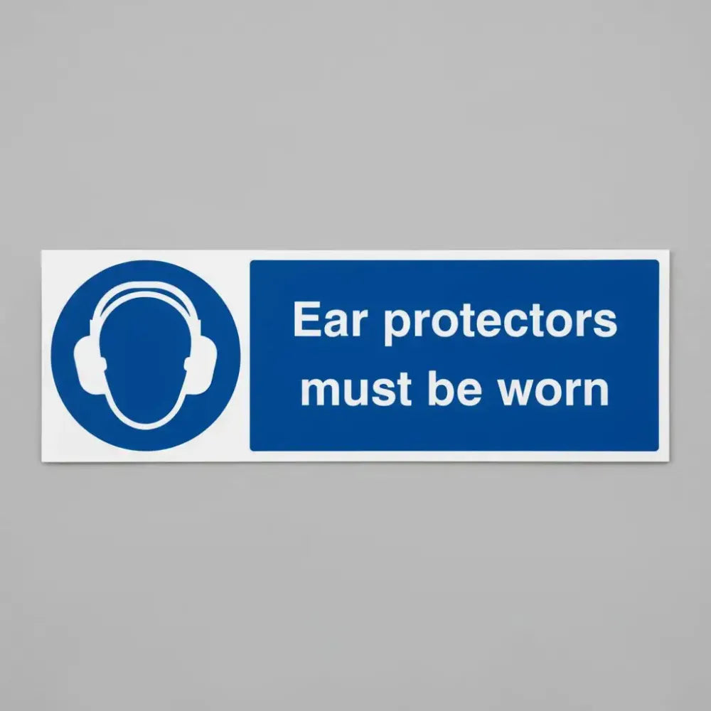 Ear protectors must be worn