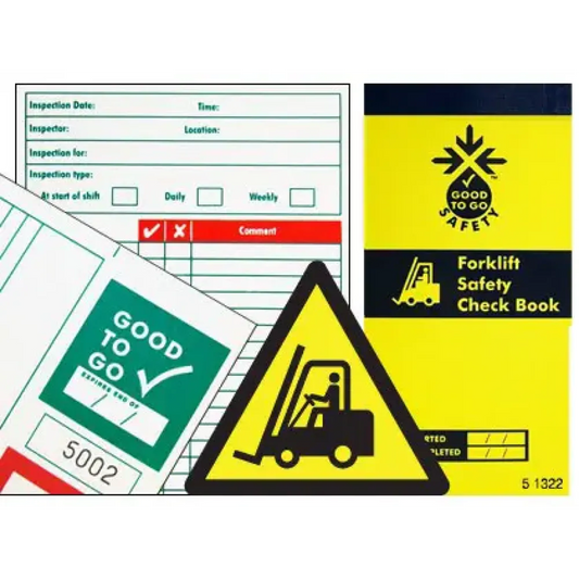 Good To Go Safety Forklifts Check Book - 25 inspections