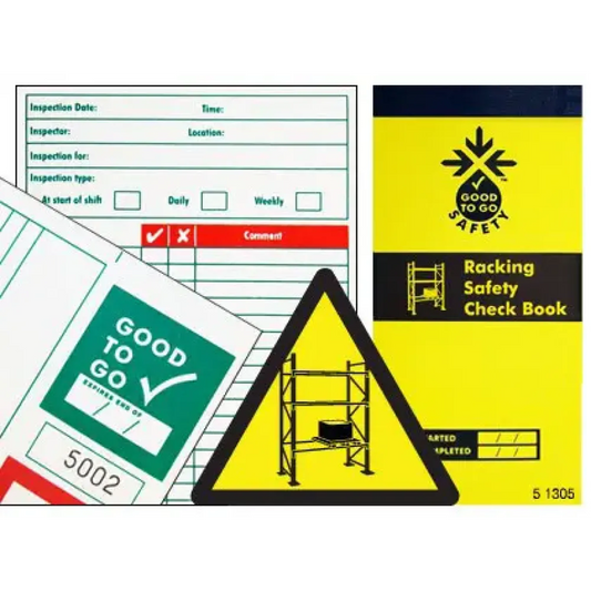 Good To Go Safety Racking Check Book - 25 inspections