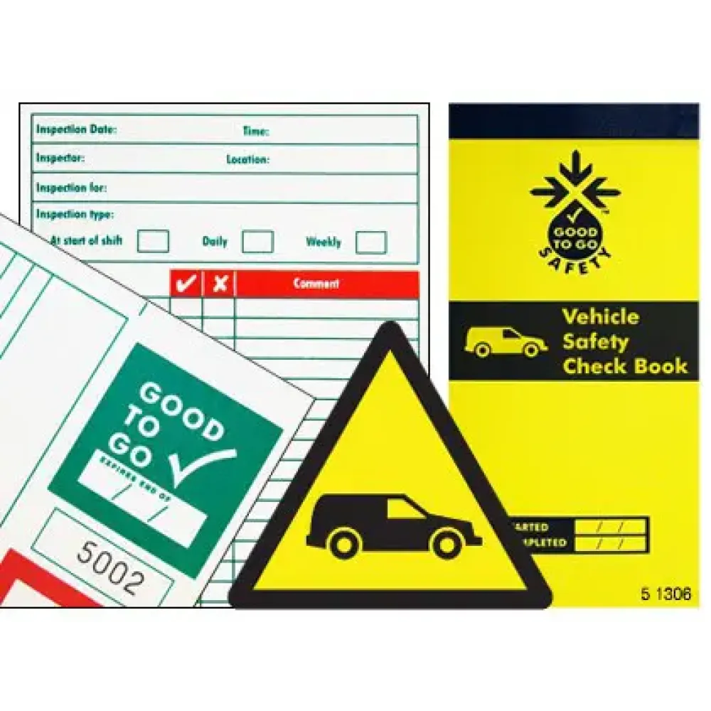 Good To Go Safety Fleet Vehicles Check Book - 25 inspections