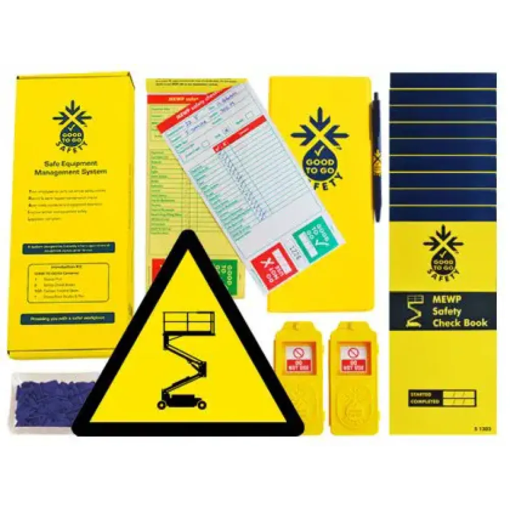 Good To Go Safety MEWP Daily Kit (2 tags, 300 seals, 11 check books & 1 wallet with pen)