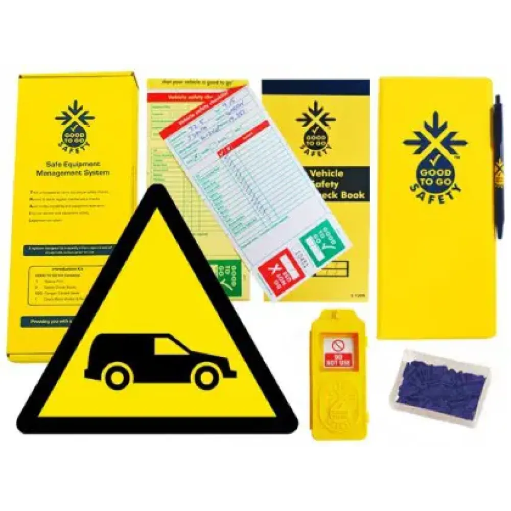 Good To Go Safety Fleet Vehicle Weekly Kit (1 tag, 100 seals, 2 check books & 1 wallet with pen)