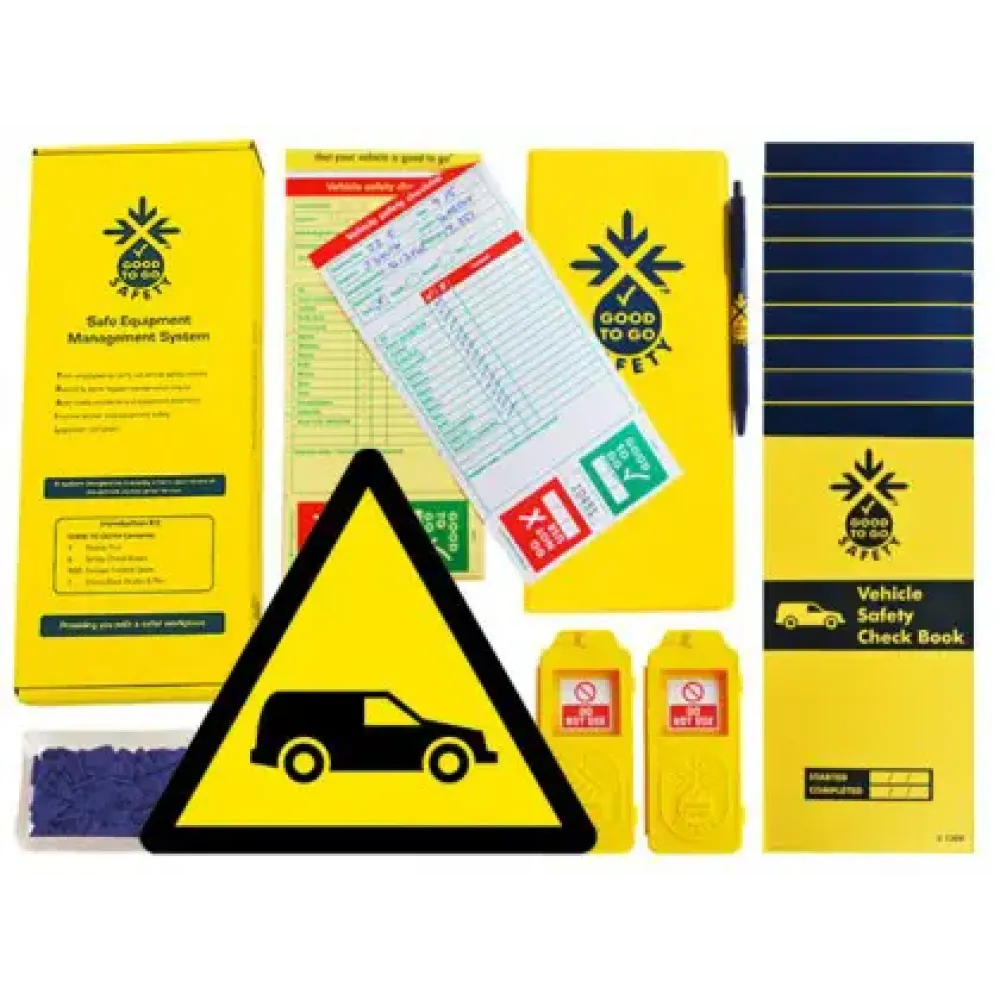 Good To Go Safety Fleet Vehicle Daily Kit (2 tags, 300 seals, 11 check books & 1 wallet with pen)