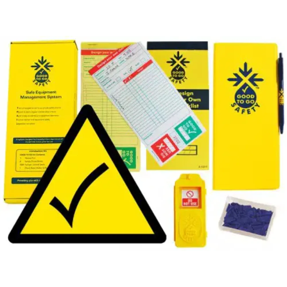Good To Go Safety Bespoke Weekly Kit (1 tag, 100 seals, 2 check books & 1 wallet with pen)