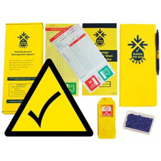 Good To Go Safety Bespoke Weekly Kit (1 tag, 100 seals, 2 check books & 1 wallet with pen)
