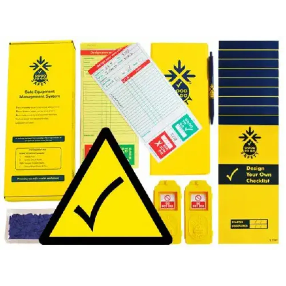 Good To Go Safety Bespoke Daily Kit (2 tags, 300 seals, 11 check books & 1 wallet with pen)