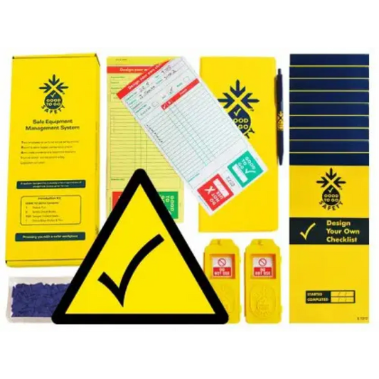 Good To Go Safety Bespoke Daily Kit (2 tags, 300 seals, 11 check books & 1 wallet with pen)