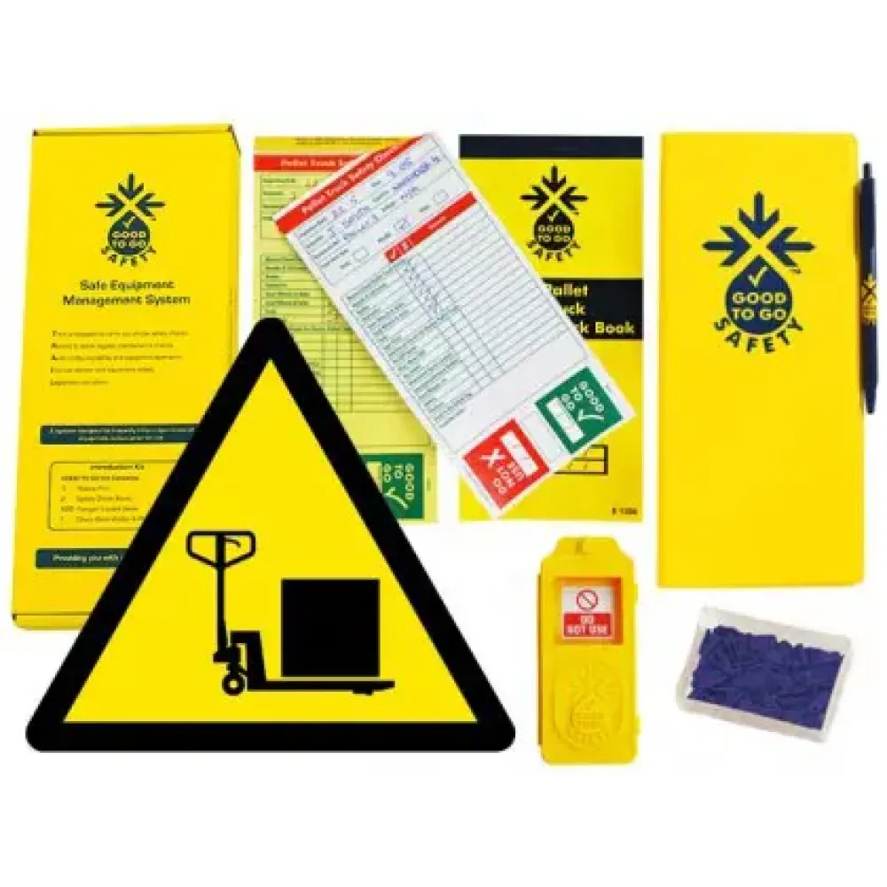 51337 Good To Go Safety Pallet Truck Weekly Kit (1 tag, 100 seals, 2 check books & 1 wallet with pen) Miscellaneous