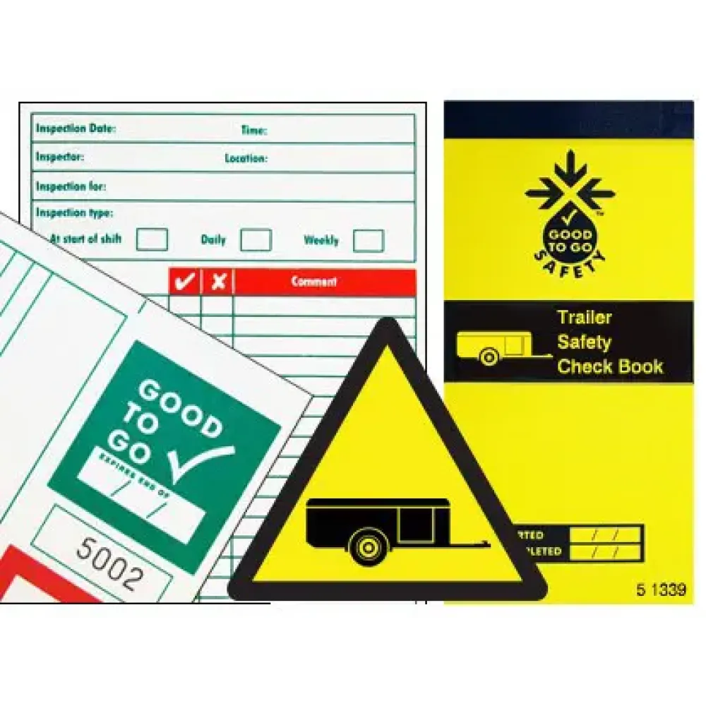51339 Good To Go Safety Trailer Check Book - 25 inspections Miscellaneous