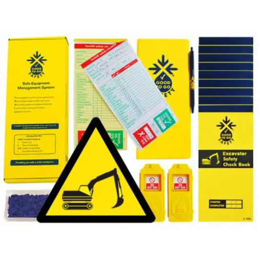 Good To Go Safety Excavator Daily Kit (2 tags, 300 seals, 11 check books & 1 wallet with pen)