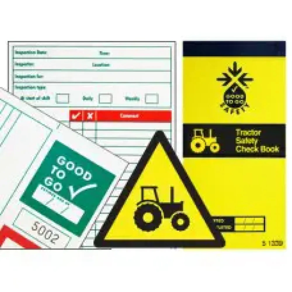 51345 Good To Go Safety Tractor Check Book - 25 inspections Miscellaneous