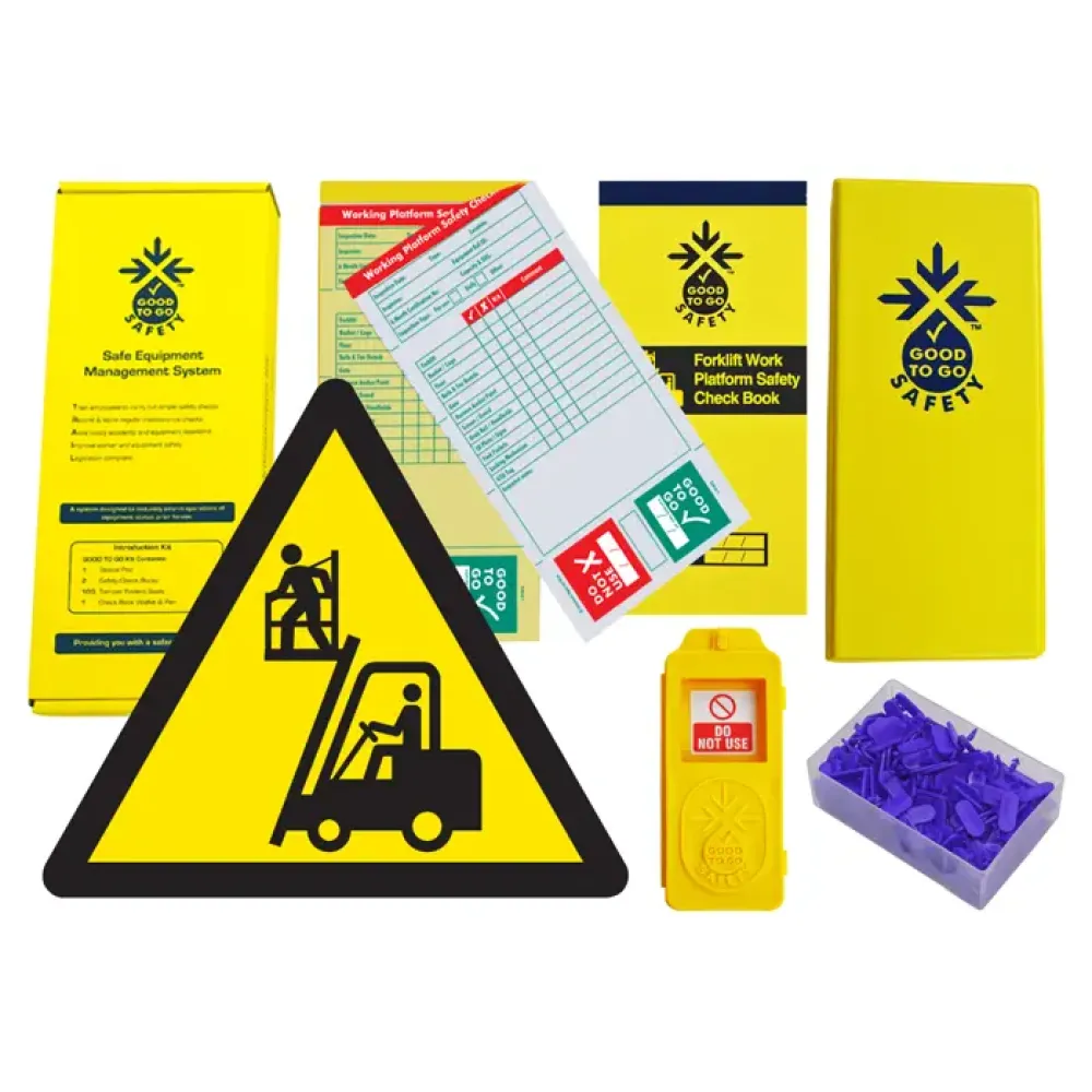 51349 Good To Go Safety Man Basket Weekly Kit (1 tag, 100 seals, 2 check books & 1 wallet with pen Miscellaneous