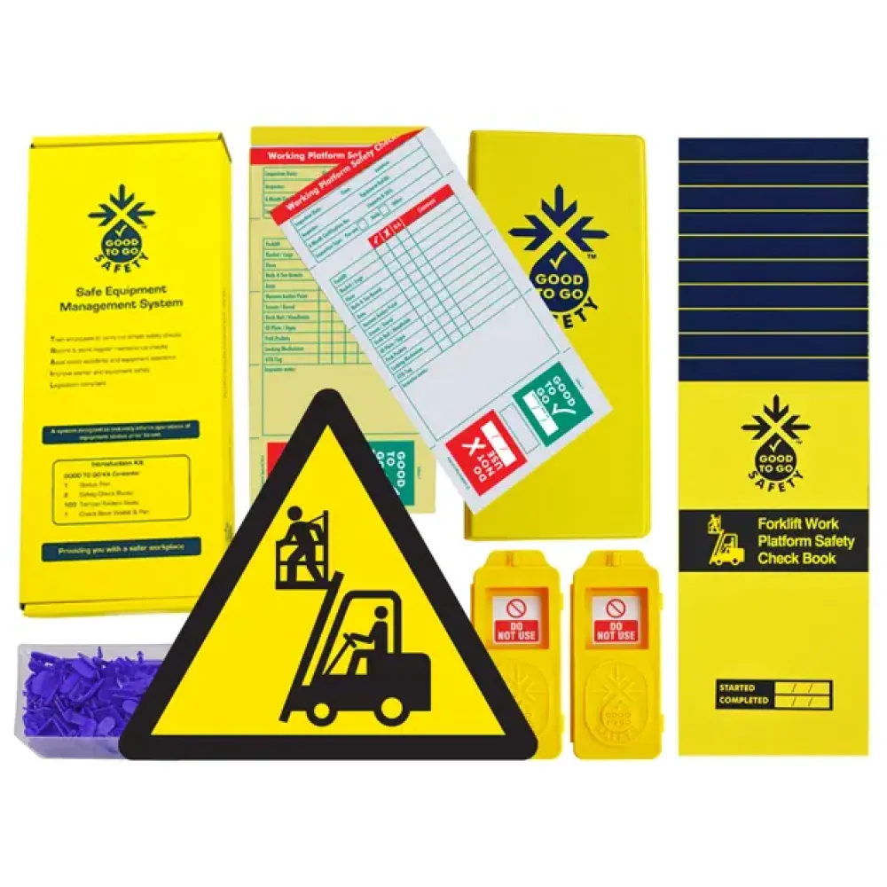 51350 Good To Go Safety Man Basket Daily Kit (2 tags, 300 seals, 11 check books & 1 wallet with pen) Miscellaneous
