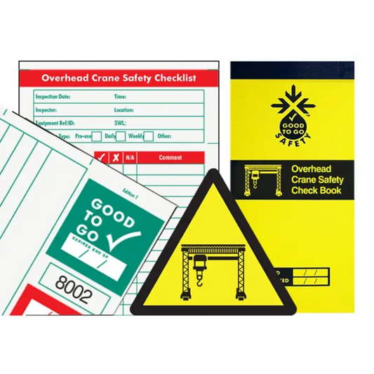 51351 Good To Go Safety Overhead Crane Check Book - 25 inspections Miscellaneous