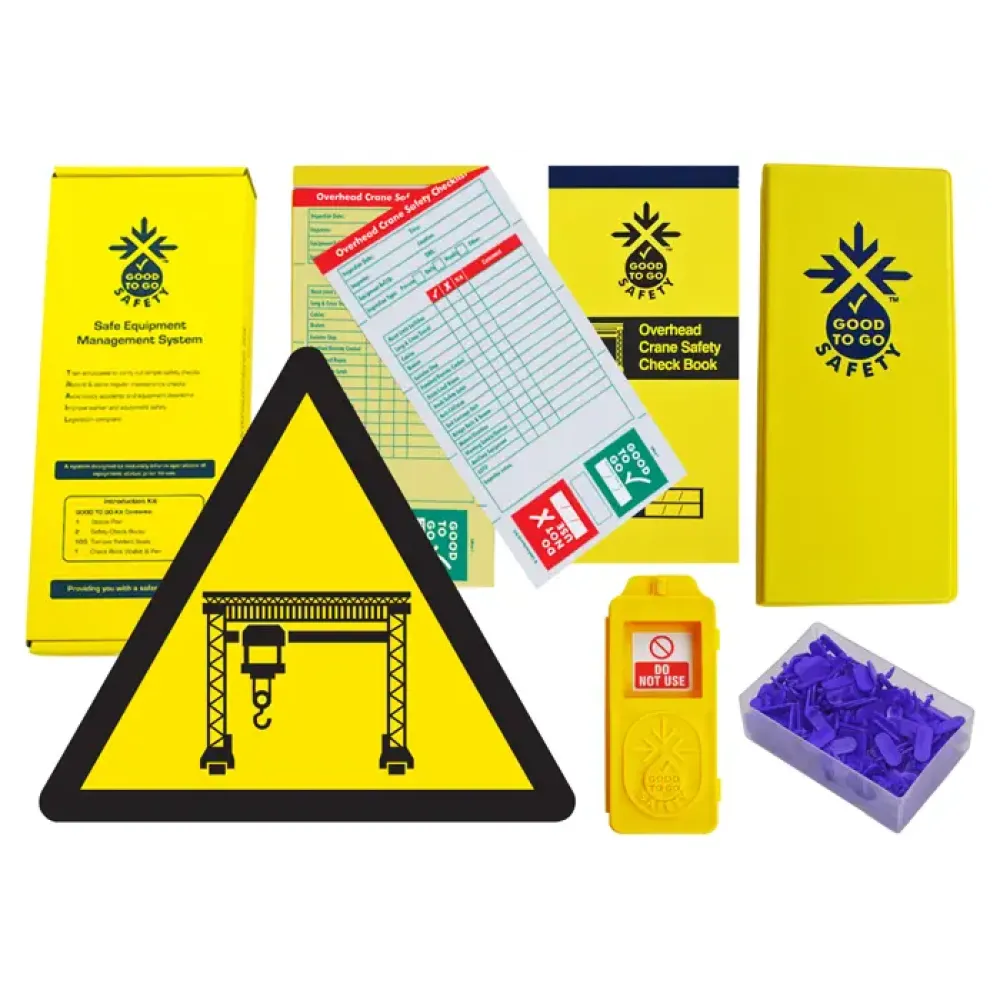 51352 Good To Go Safety Overhead Crane Weekly Kit (1 tag, 100 seals, 2 check books & 1 wallet with pen) Miscellaneous