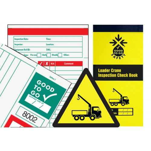 51354 Good To Go Safety Loader Crane Check Book - 25 inspections Miscellaneous