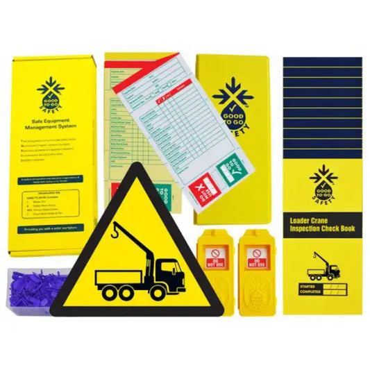 51356 Good To Go Safety Loader Crane Daily Kit (2 tags, 300 seals, 11 check books & 1 wallet with pen) Miscellaneous
