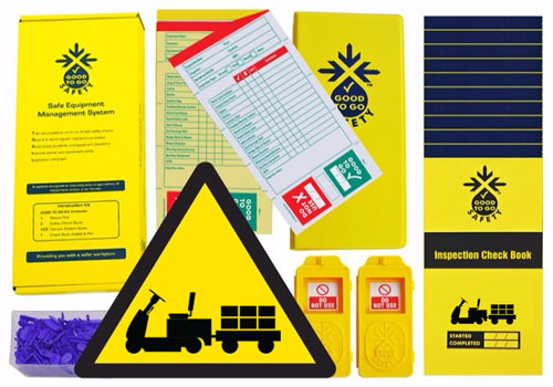 51359 Good To Go Safety Tow Tractor Daily Kit (2 tags, 300 seals, 11 check books & 1 wallet with pen) Miscellaneous