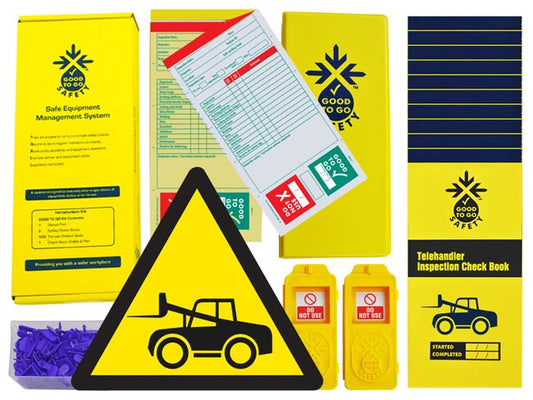 51372 Good To Go Safety Telehandler Daily Kit (2 tags, 300 seals, 11 check books & 1 wallet with pen) Miscellaneous